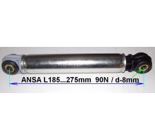 Амортизатор ANSA 90N_185-275mm (втулка-8x24), BOSCH 118869