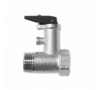 Клапан предохранительный для водонагревателя 1/2" х 7 bar C/Leva (синий флажок) Италия